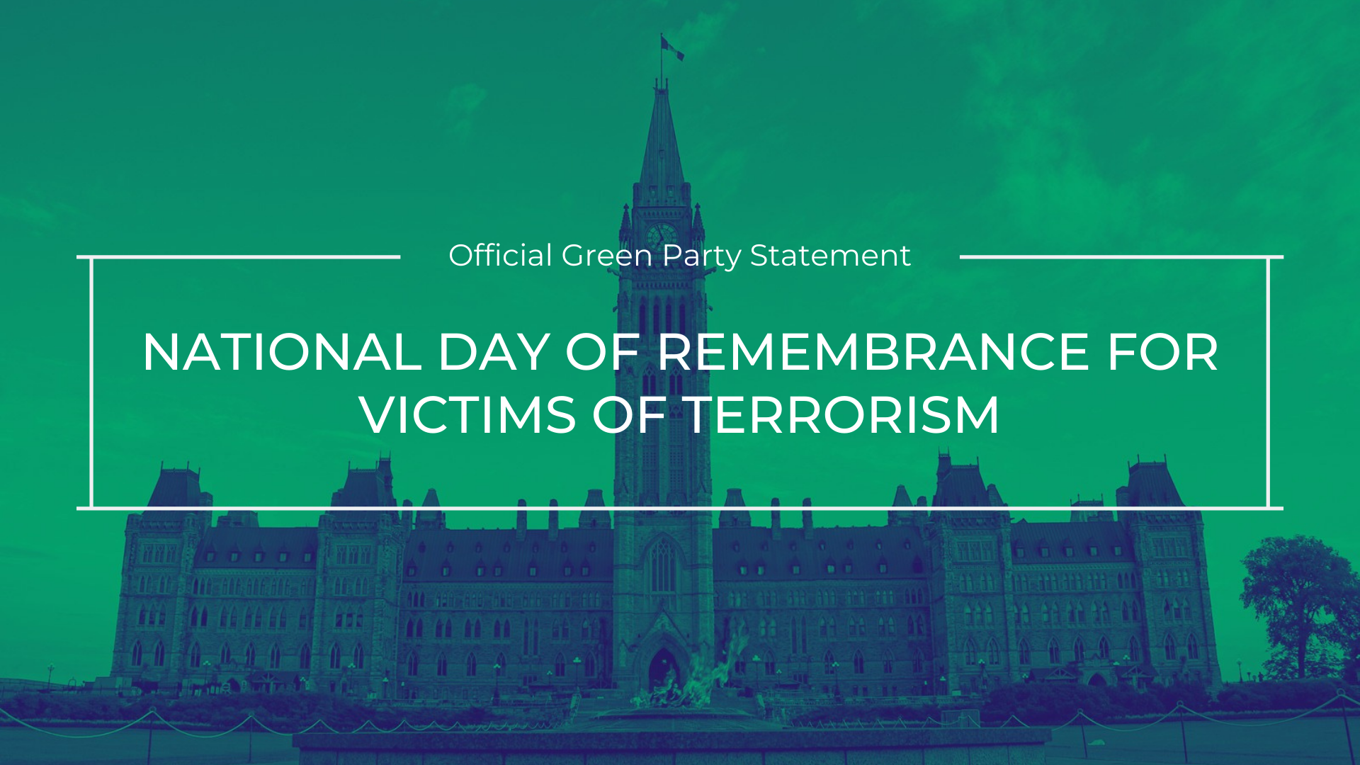 Green Party Statement on National Day of Remembrance for Victims of